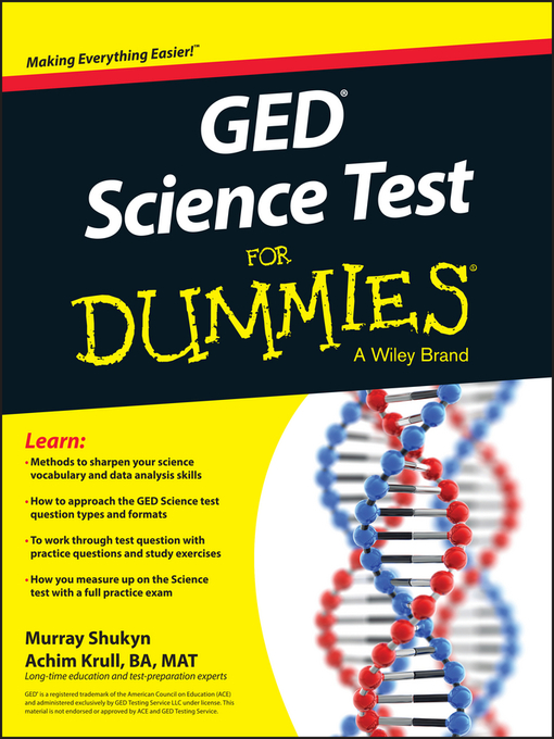 Title details for GED Science for Dummies by Murray Shukyn - Available